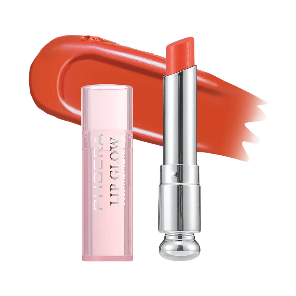 Bálsamo Labial Phoera Glow Color Reviver 004 Coral 3GR