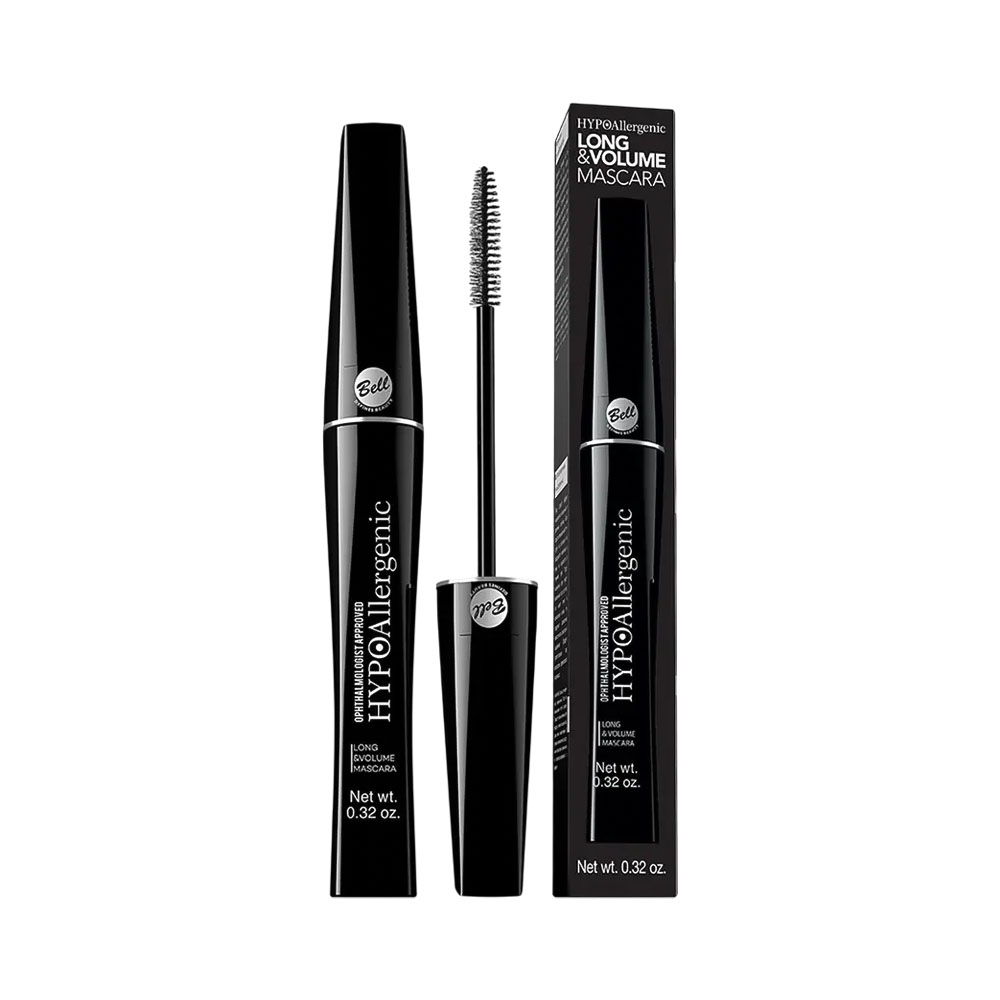 Máscara para Cílios Bell Hypoallergenic Long &amp; Volume 10 Black 9GR
