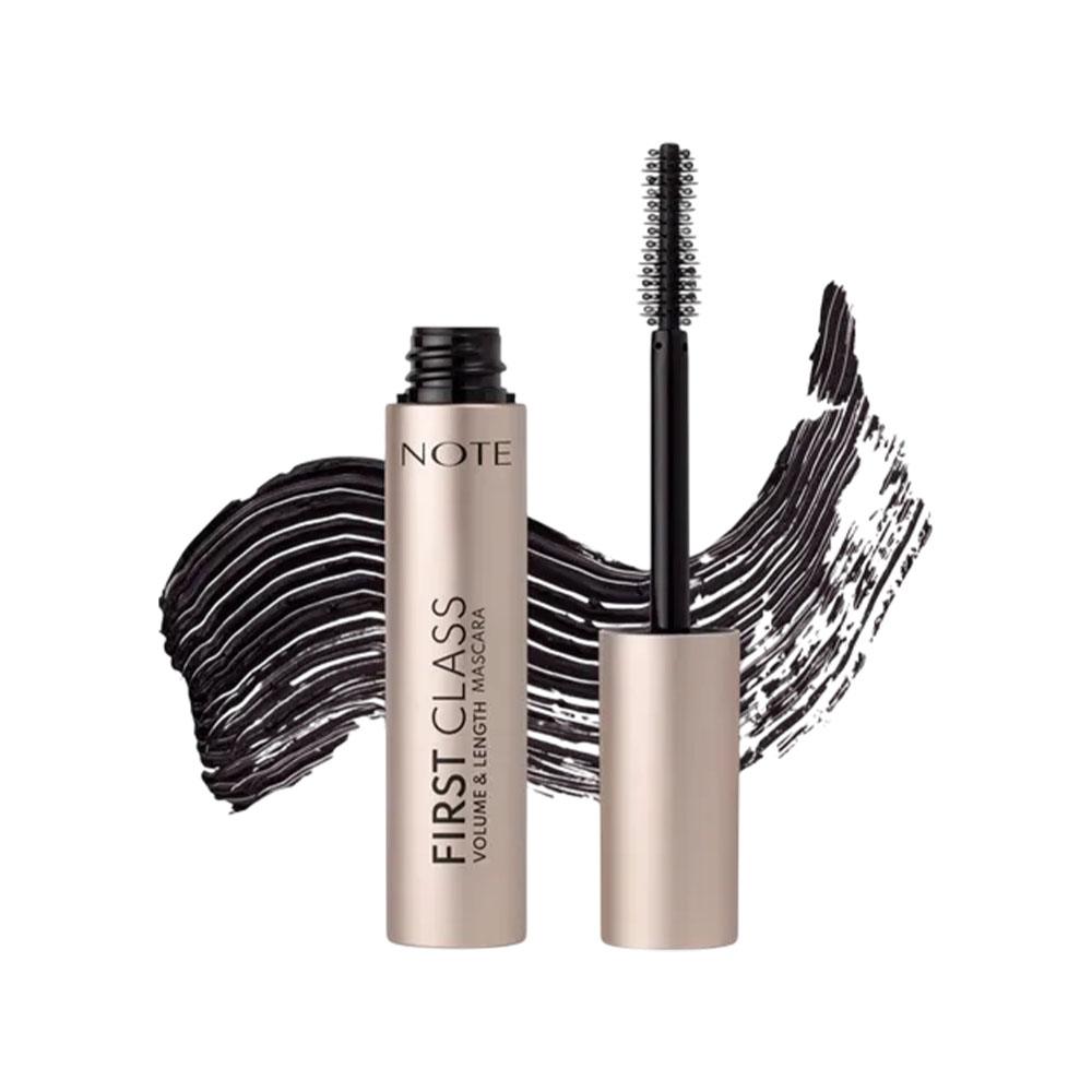 Máscara para Cílios Note First Class Volume &amp; Length Black 12ML