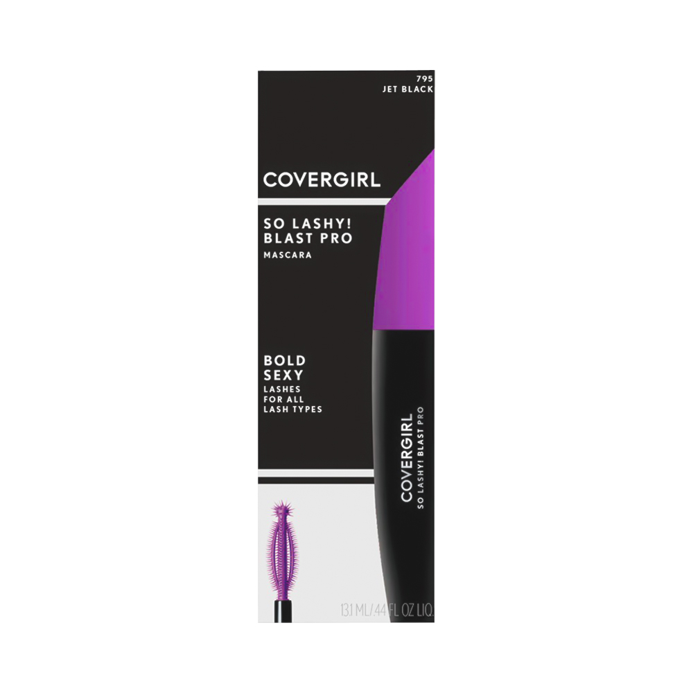 Máscara para Pestañas Covergirl SO Lashy Blast PRO 795 Jet Black