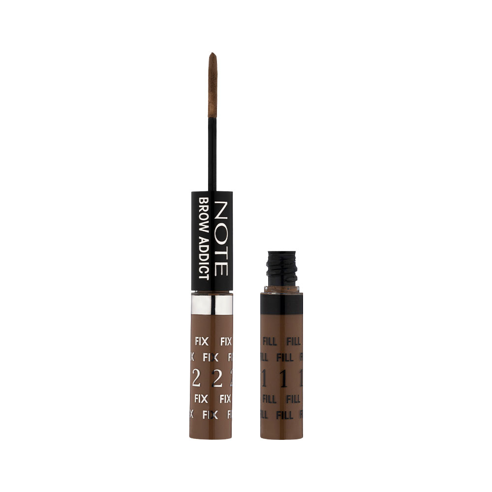Gel para Sobrancelhas Note Addict Tint &amp; Shaping 02 Light Brown 10ML