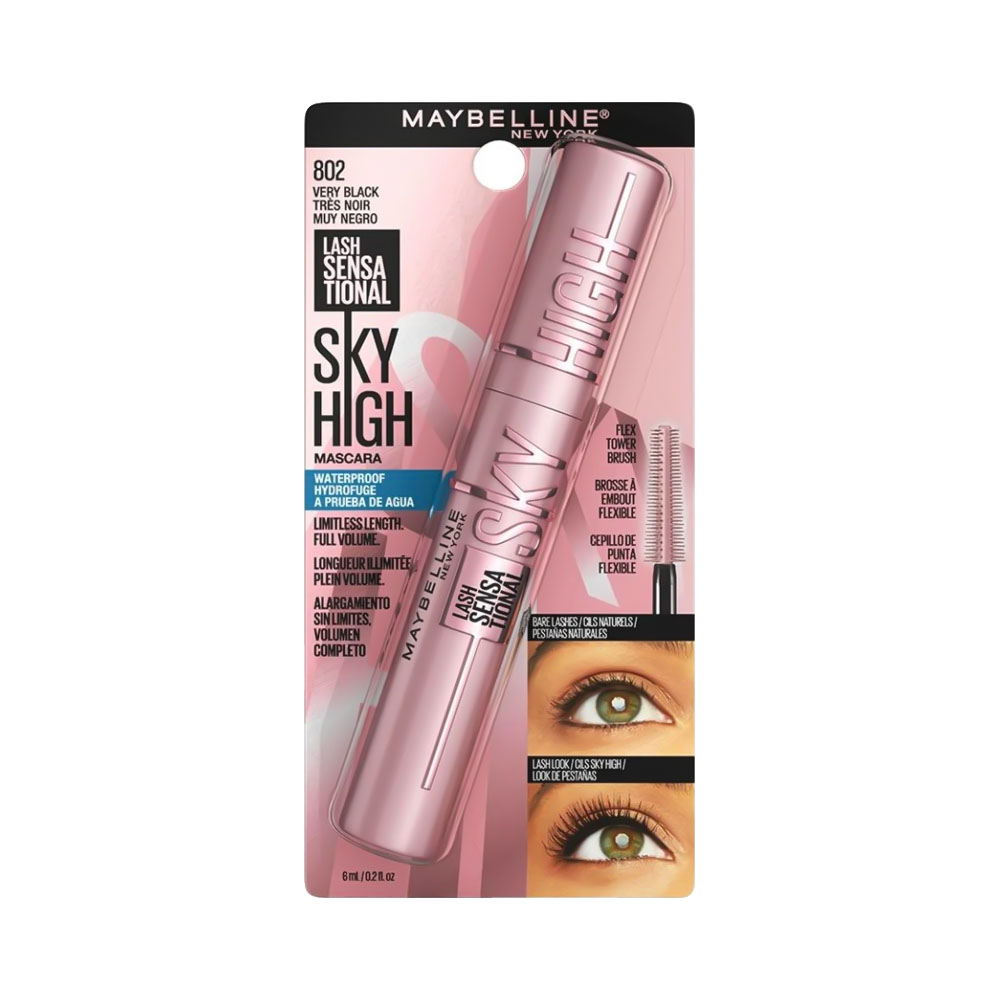 Mascara de Pestañas Maybelline Sky High Waterproof 802 Very Black 6ML