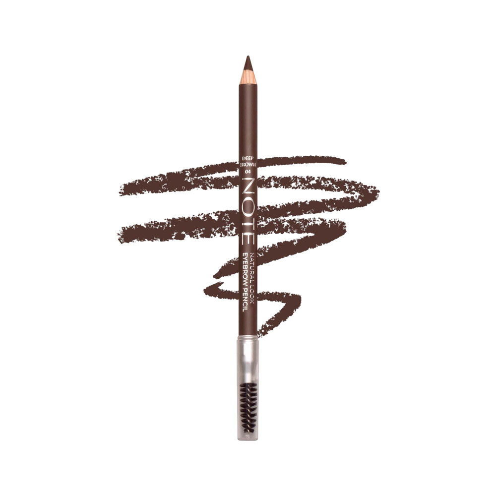 Lápis para Sobrancelhas Note Natural Look 04 Deep Brown 1,08GR
