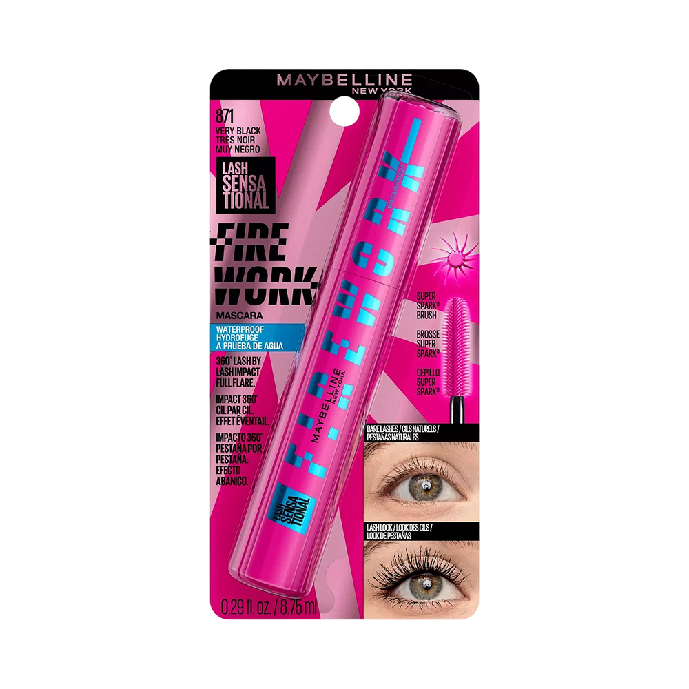 Máscara para Cílios Maybelline Lash Sensational Firework Waterproof 871 Very Black 8,75ML