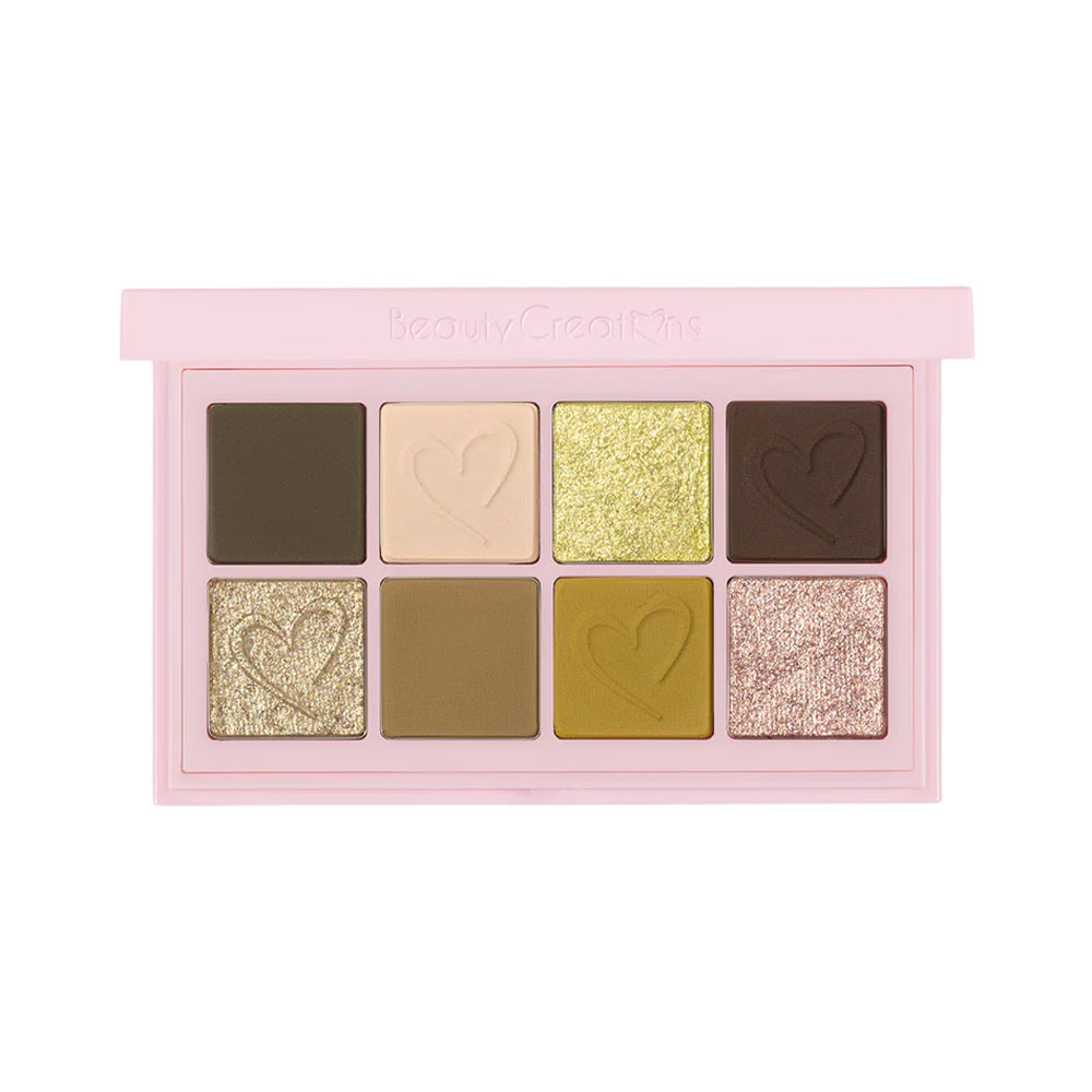 Paleta de Sombras Beauty Creations Duet Mini Snap Modern Greens