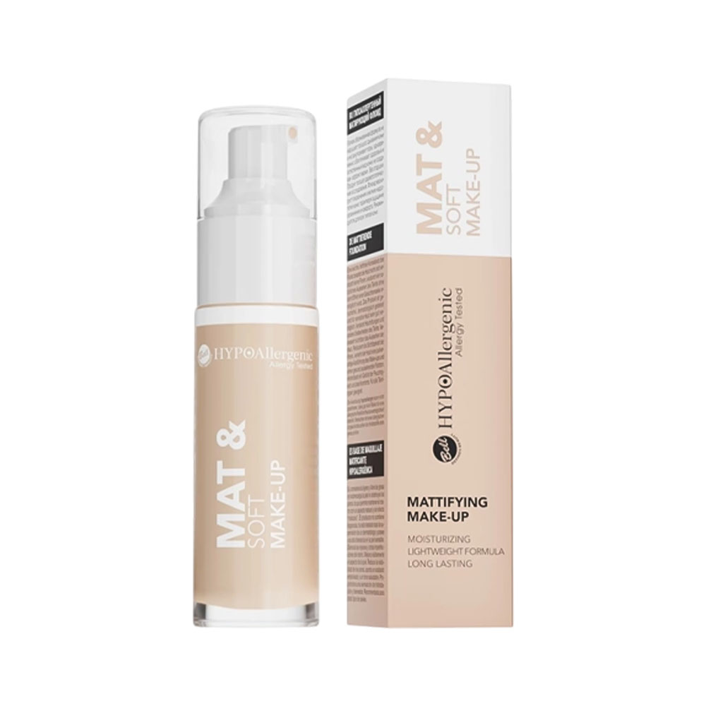 Base Bell Hypoallergenic Mat &amp; Soft 01 Light Beige 30ML