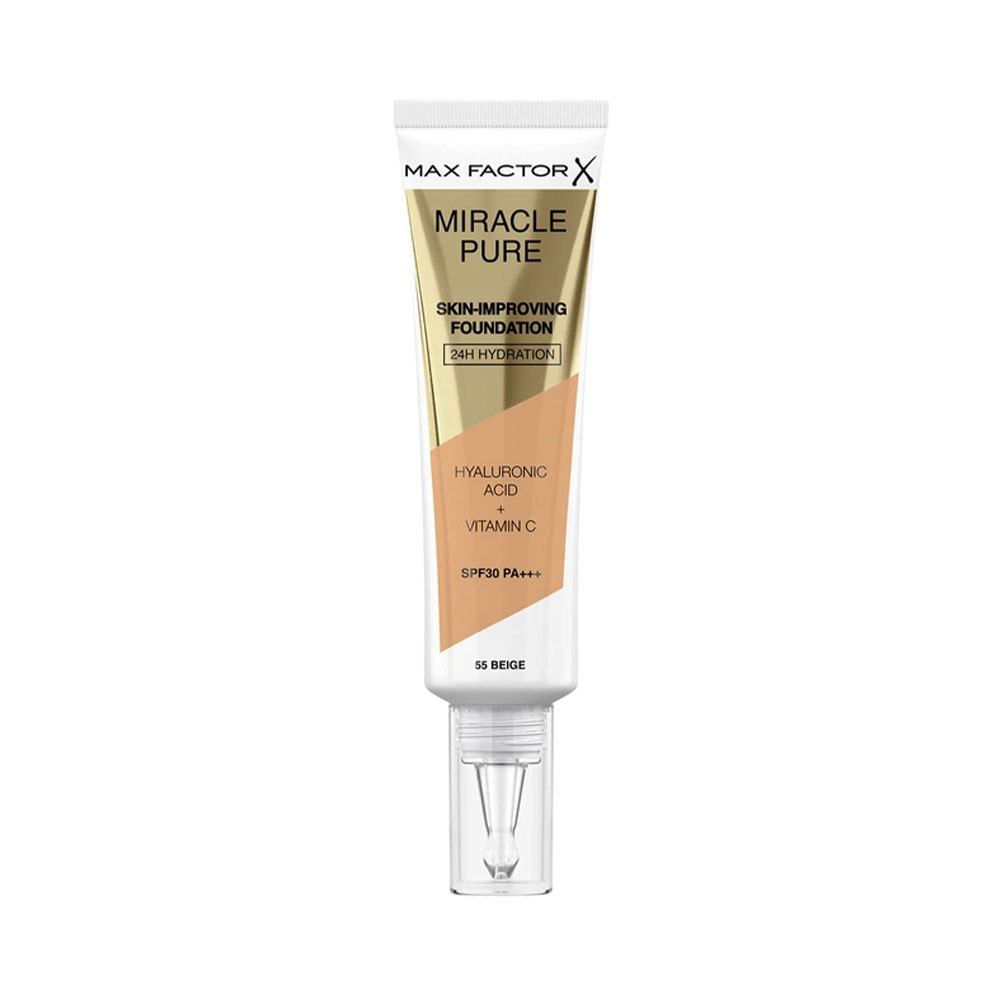 Base MAX Factor Miracle Pure SPF30 Pa+++ 55 Beige 30ML