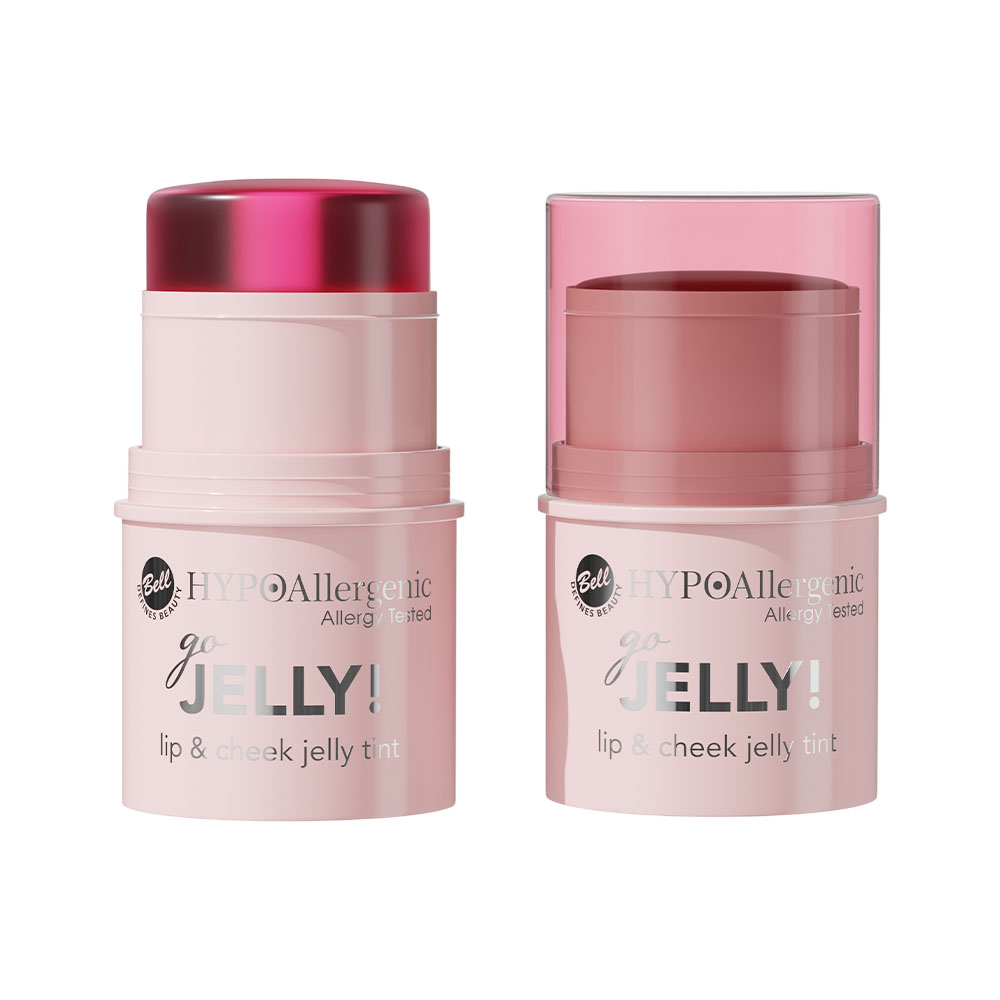 Tinta para Lábios Bell Hypoallergenic GO Jelly! Lip & Cheek Jelly 02 Good Loking 7,5GR