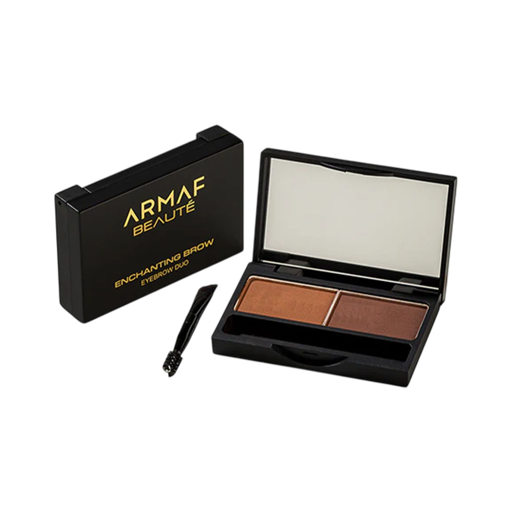 Sombra para Sobrancelhas Armaf Bauté Enchanting Brow Duo 02 Capuccino 4GR