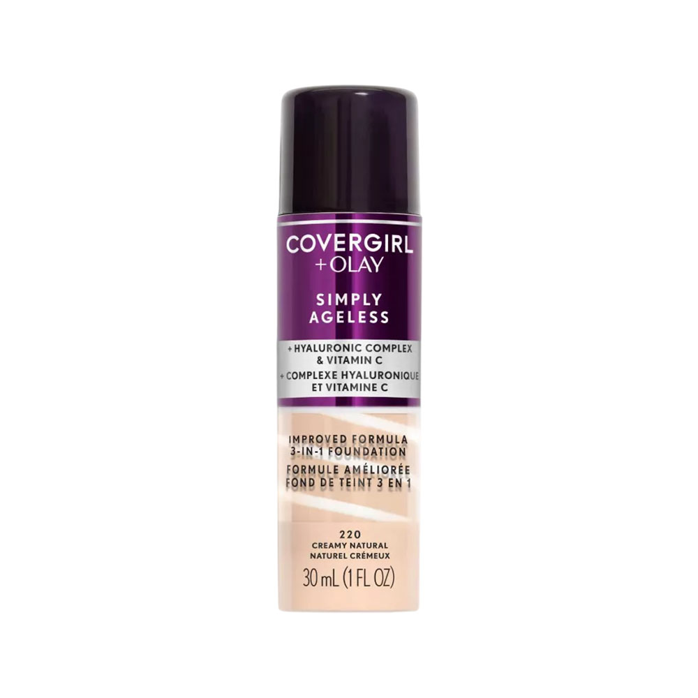 Base Covergirl + Olay Simply Ageless 3-IN-1 Liquid 220 Creamy Natural 30ML