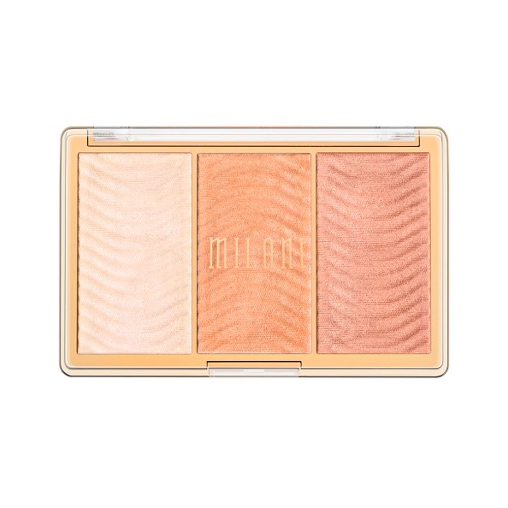 Paleta de Iluminador Milani Stellar Lights 03 Rose Glow 12gr14