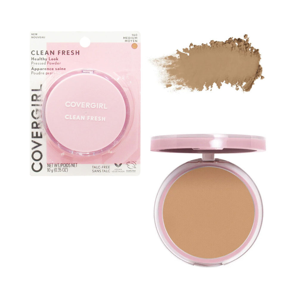 PÓ Fixador Covergirl Clean Fresh Pressed Powder 160 Medium Moyen 10GR
