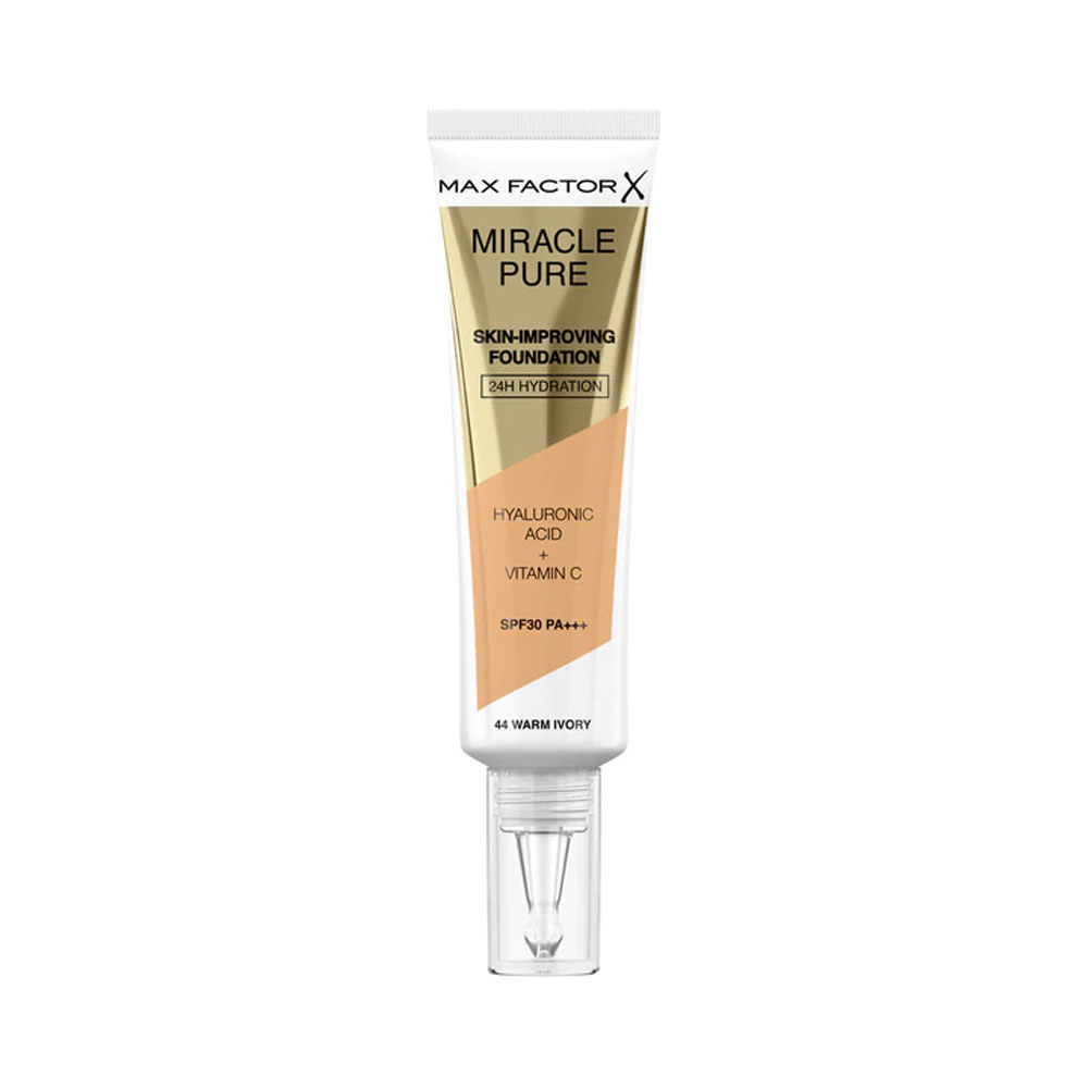Base de Maquiagem MAX Factor Miracle Pure 44 Warm Ivory 30ML