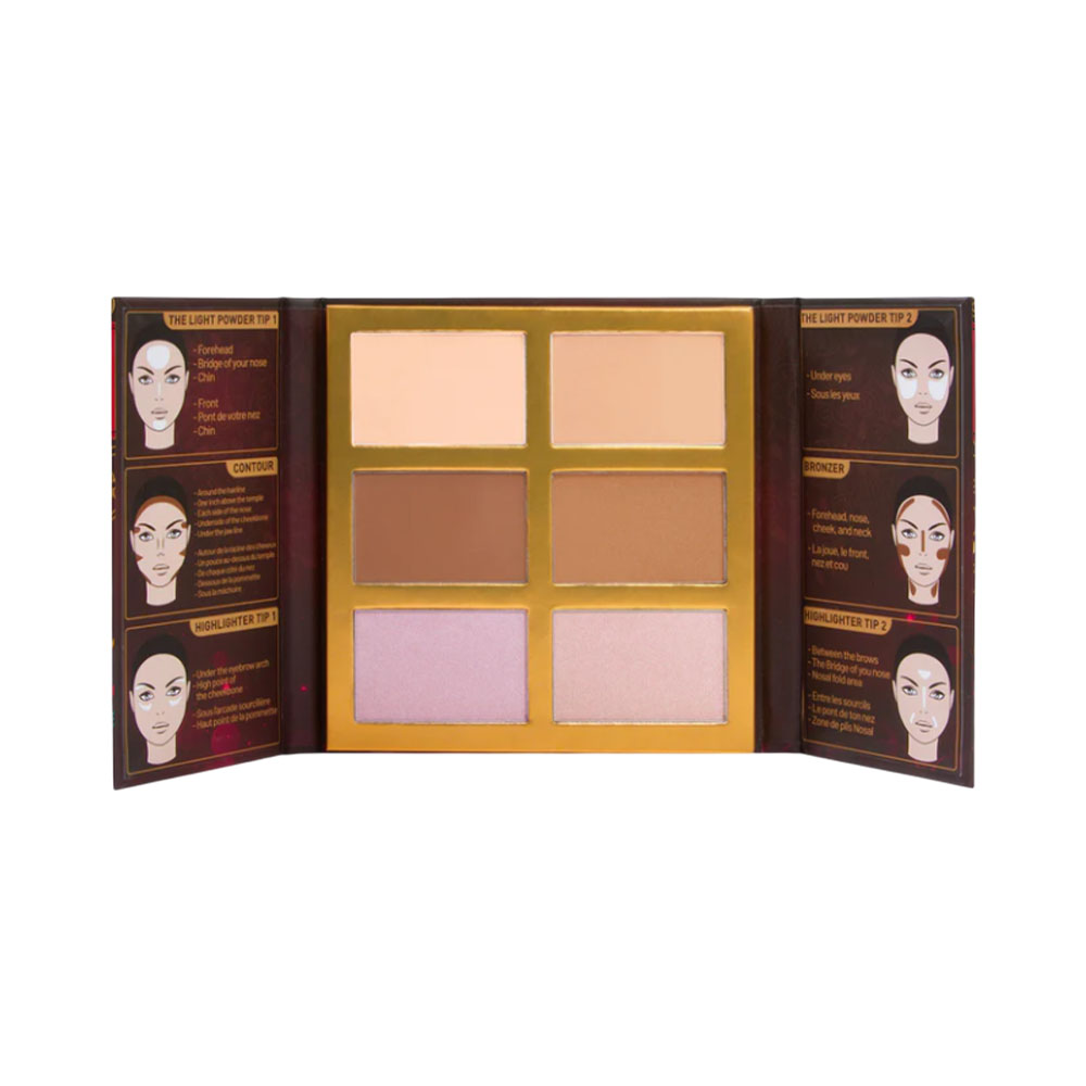 Paleta J.cat Symphony Face Obsession Highlighting, Contour & Bronzer SFO101 27GR