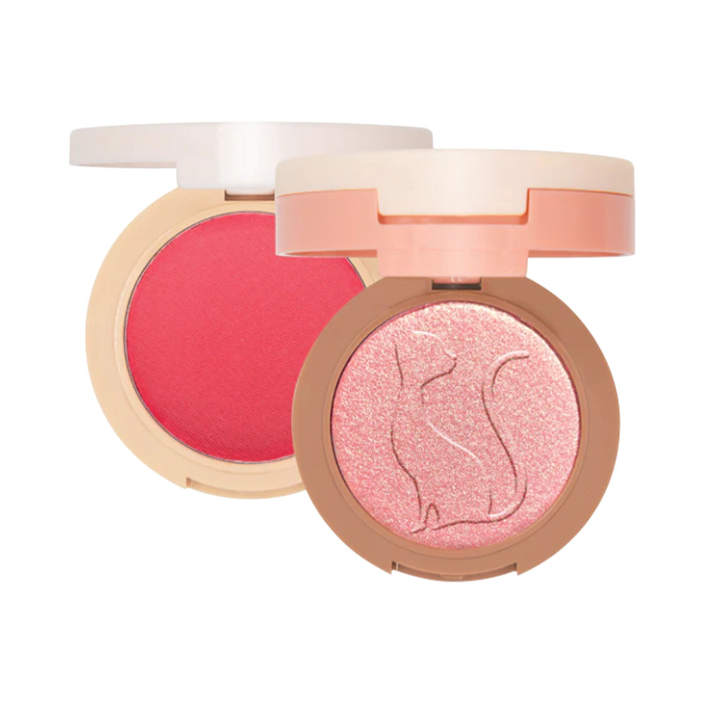 Blush J.cat 2 IN 1 Piece OF Cake Blush + Highlighter PGH102 Cherry Sweet 5,8GR