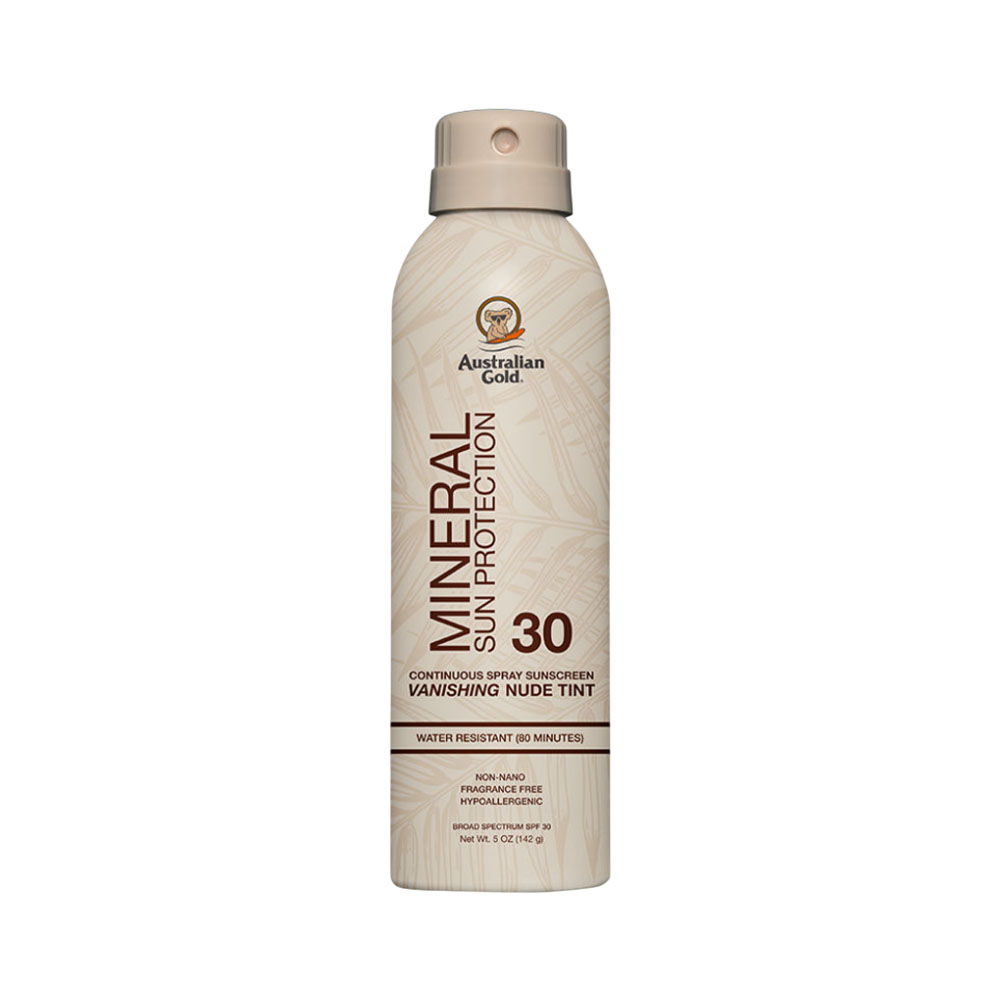 Protetor Solar Australian Gold Mineral Continuous Spray FPS30 142GR