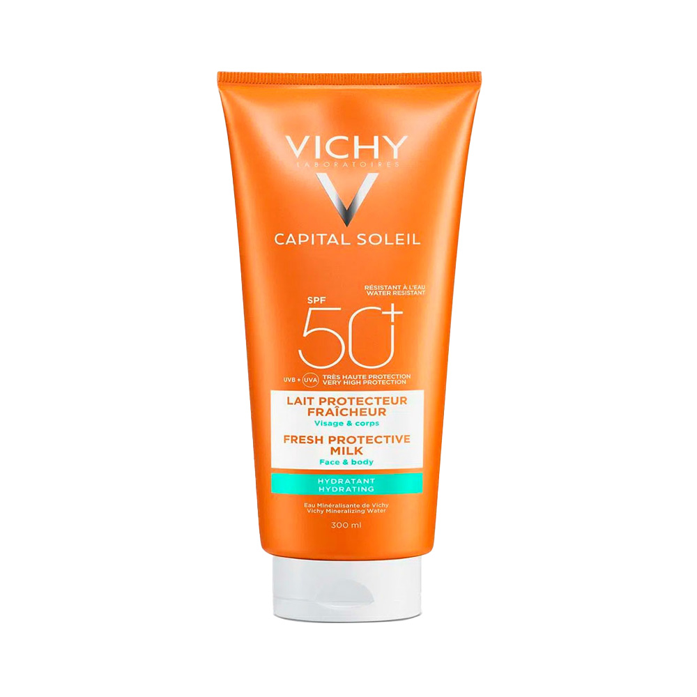 Protector Solar Vichy Capital Solei Fresh Protective Milk SPF50+ 300ml