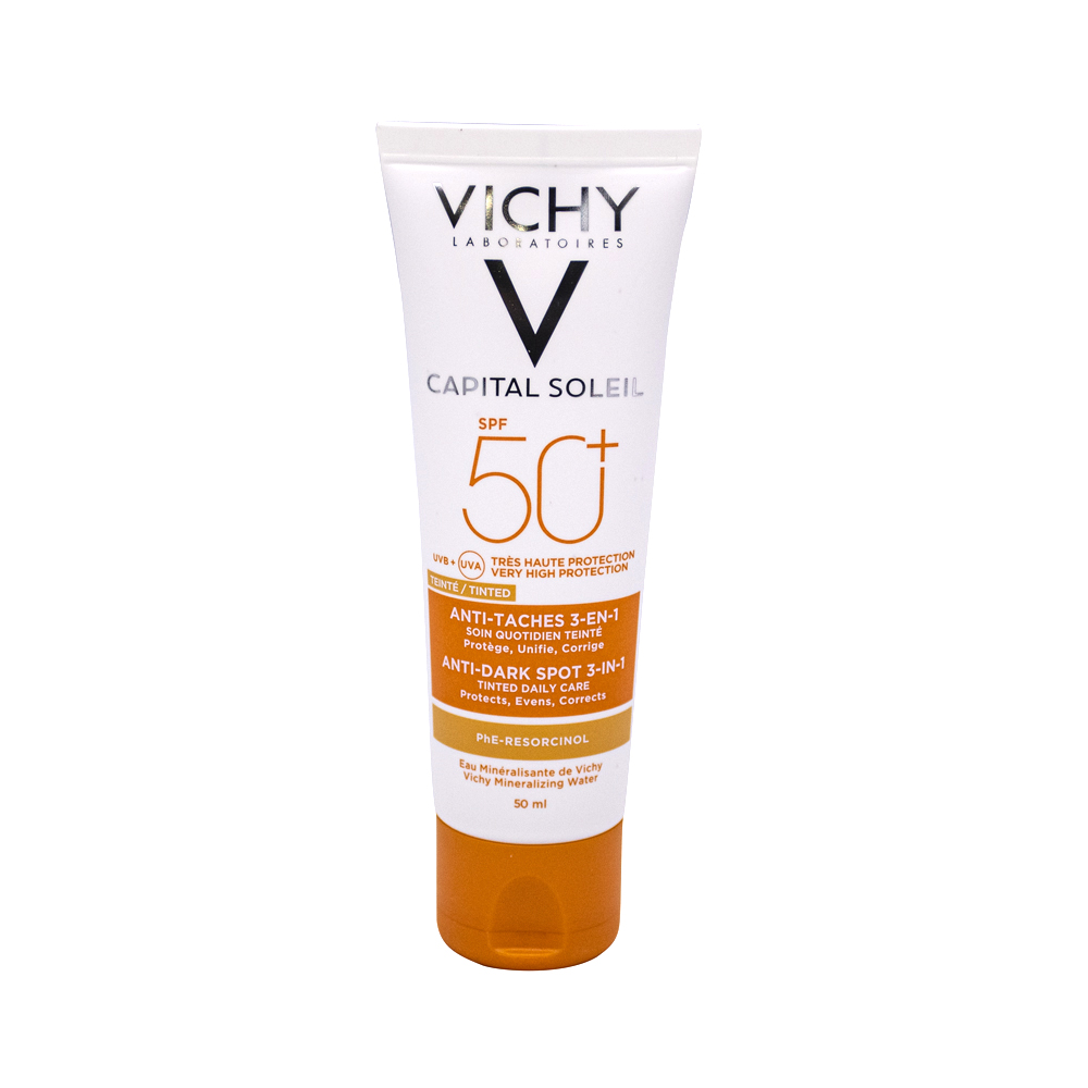 Protector Solar Vichy Anti-taches 3 EN 1 SPF50+ 50ML