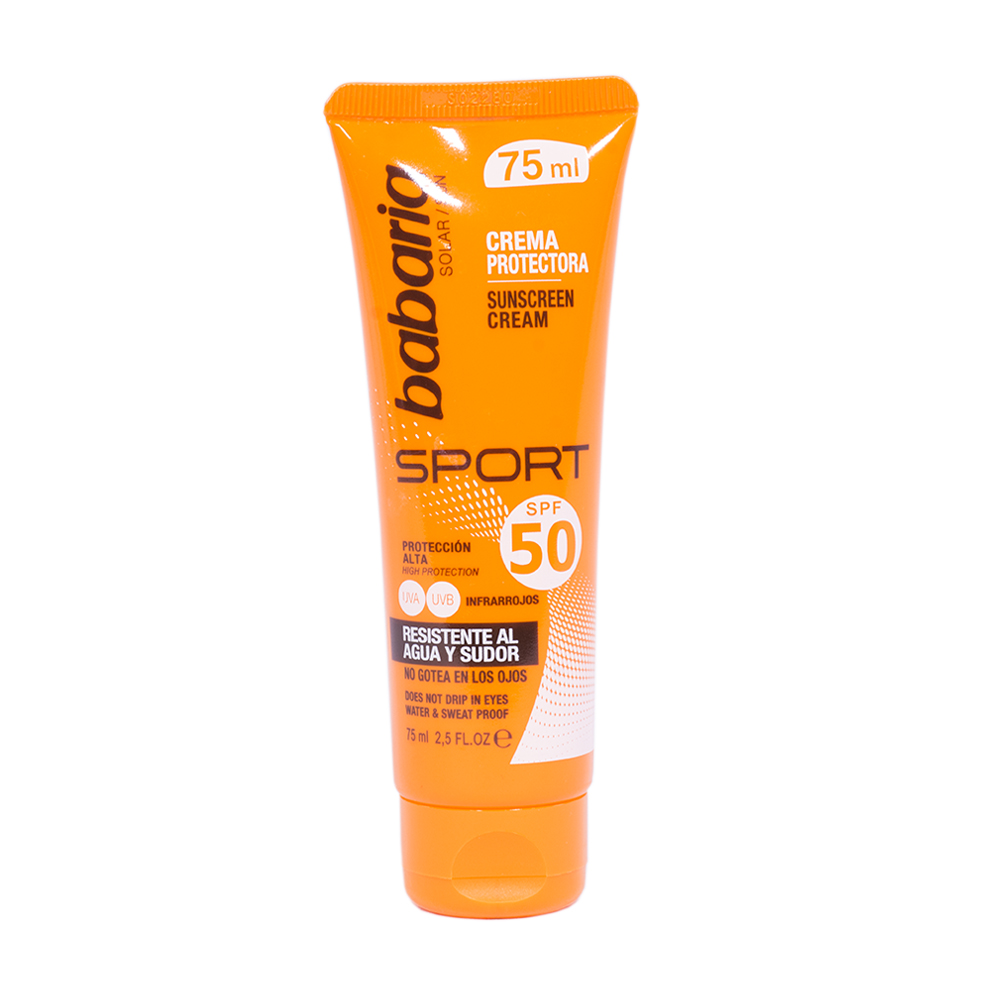 Protector Solar Facial Babaria Sport Spf50 75ml