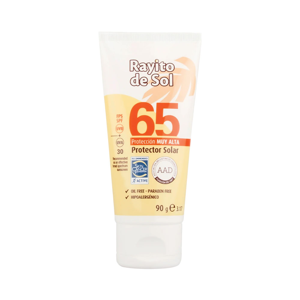 Protetor Solar Rayito de Sol SPF65 90GR