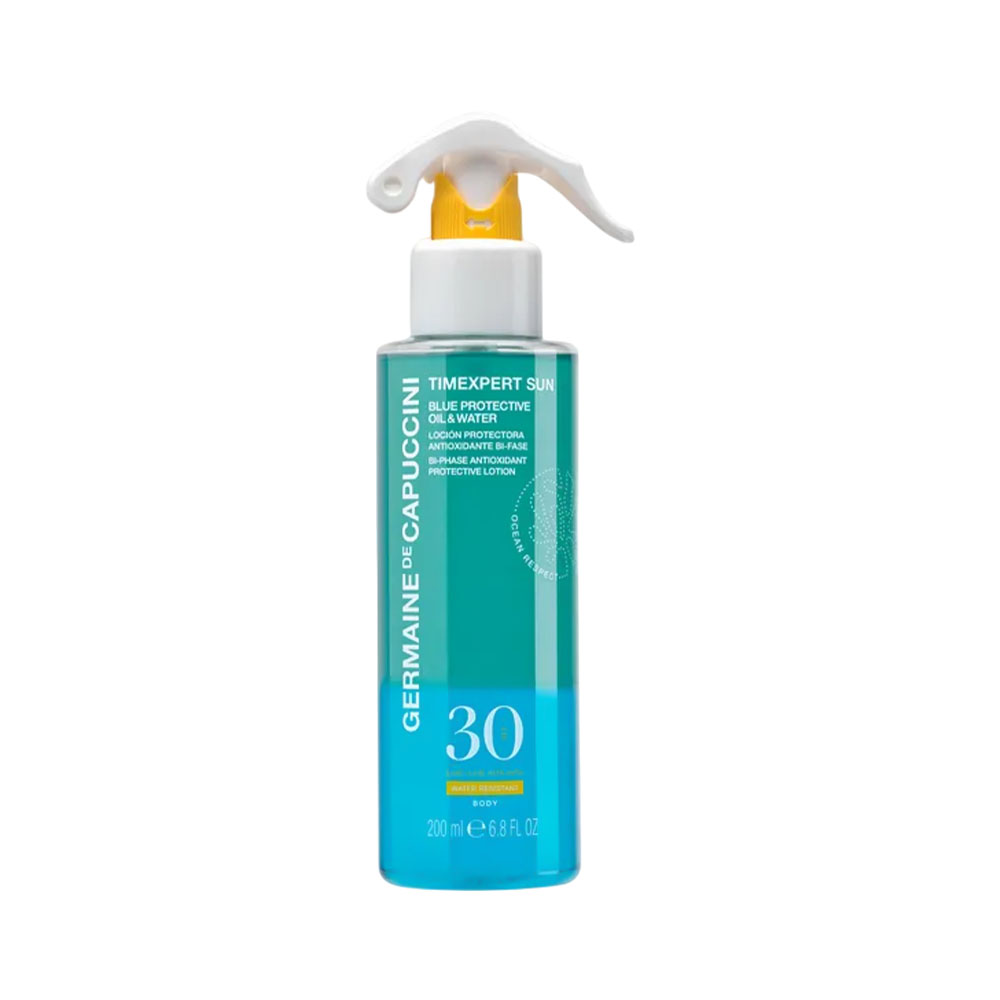 Loção Germaine de Capuccini Blue Protective Oil &amp; Water SPF30 200ML