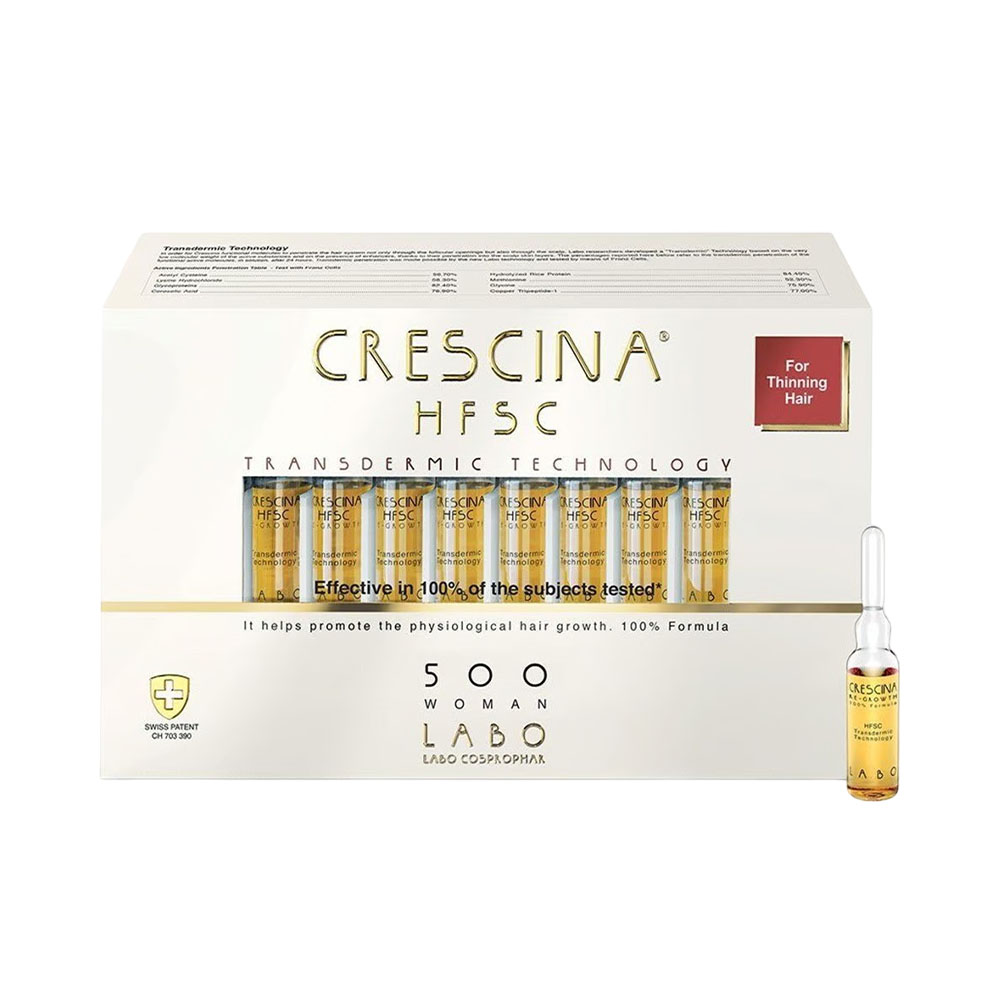 Ampola Crescina Hfsc Transdermic Treatment 500 Woman 20 Peças