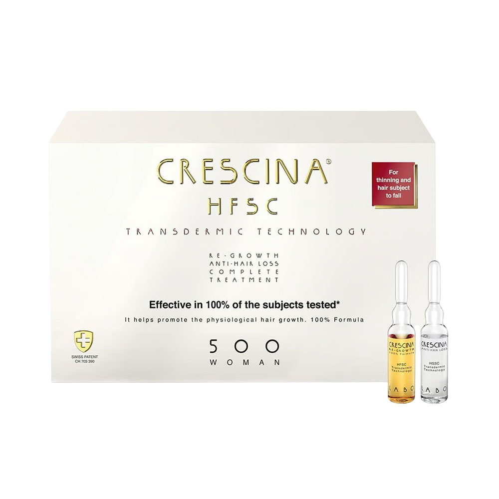 Ampola Crescina Hfsc Transdermic Treatment Re-growth 500 Woman 20 Peças