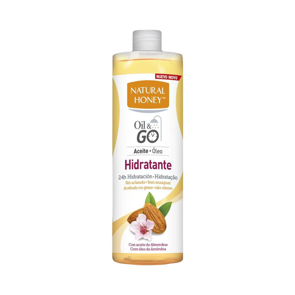 Óleo Corporal Natural Honey Oil &amp; GO Amêndoa Hidratante 250ML