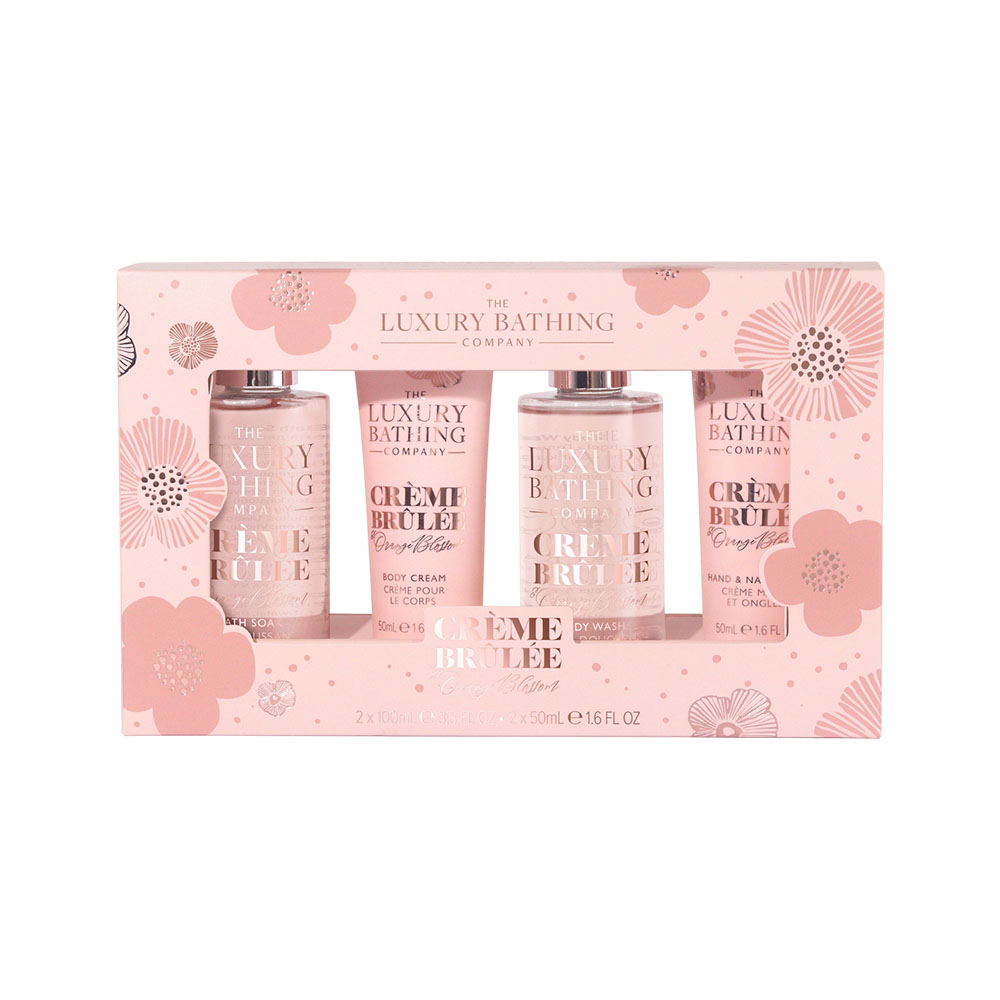 Set Cole Beauty The Luxury Bathing Company Creme Bruleé & Orange Blossom 4 Peças