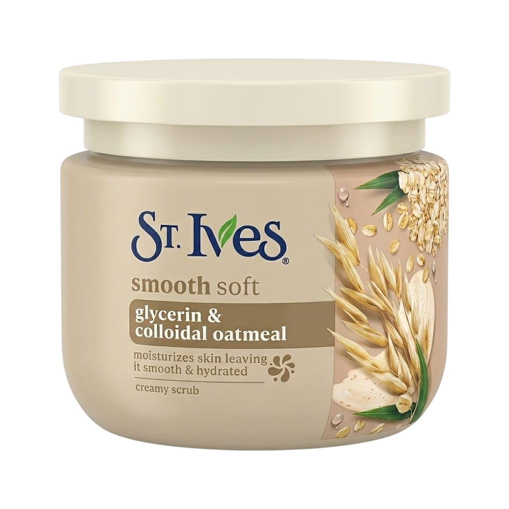 Esfoliante Corporal ST. Ives Smooth Soft Glycerin &amp; Colloidal Oatmeal 300GR