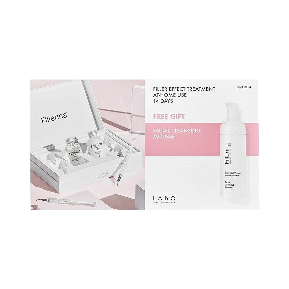 Set Fillerina Filler Effect Cleansing Mousse Grade 4 3 Peças