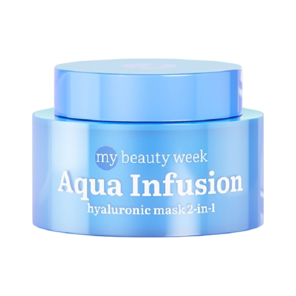 Máscara Facial 7DAYS Aqua Infusion Hyaluronic 2 IN 1 50ML