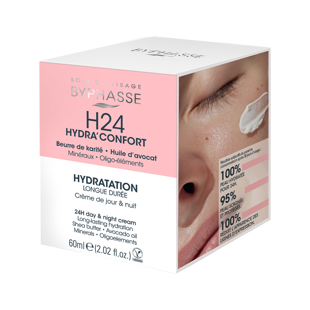 Creme Facial Byphasse H24 Hydra'confort 60ML