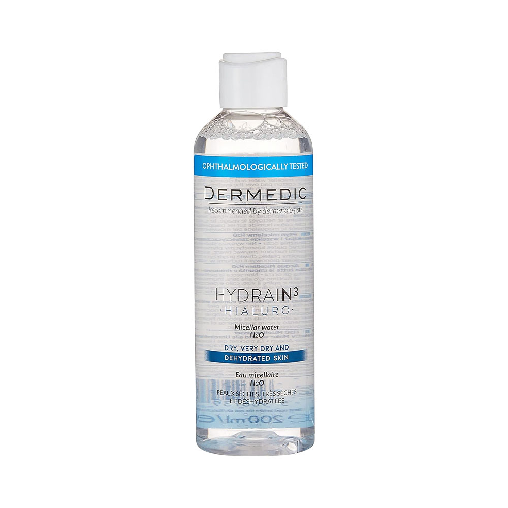 Água Micelar Dermedic Hydrain³ Hialuro H2O 200ML