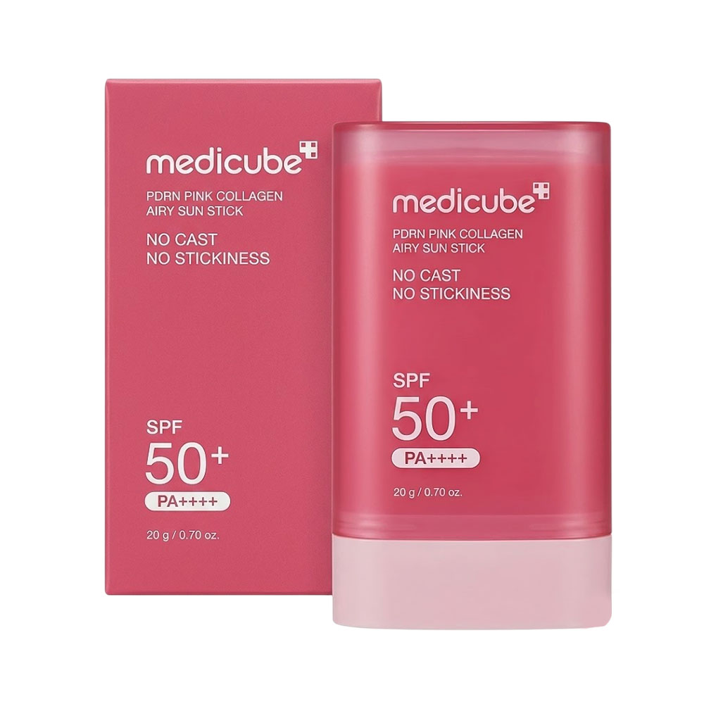 Protetor Solar Medicube Pdrn Pink Collagen Airy Sun Stick SPF50+ 20GR