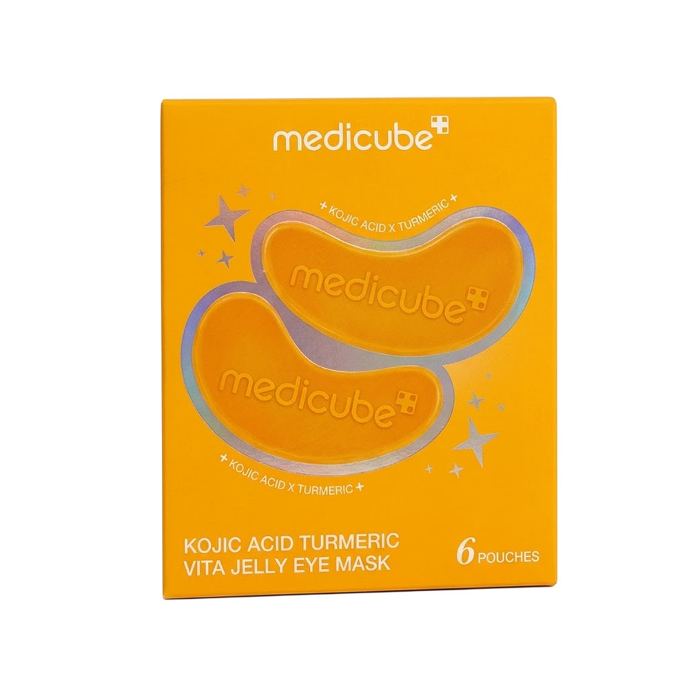 Mascarilla para Contorno de Ojos Medicube Kojic Acid Turmeric Vita Jelly 6 Pares