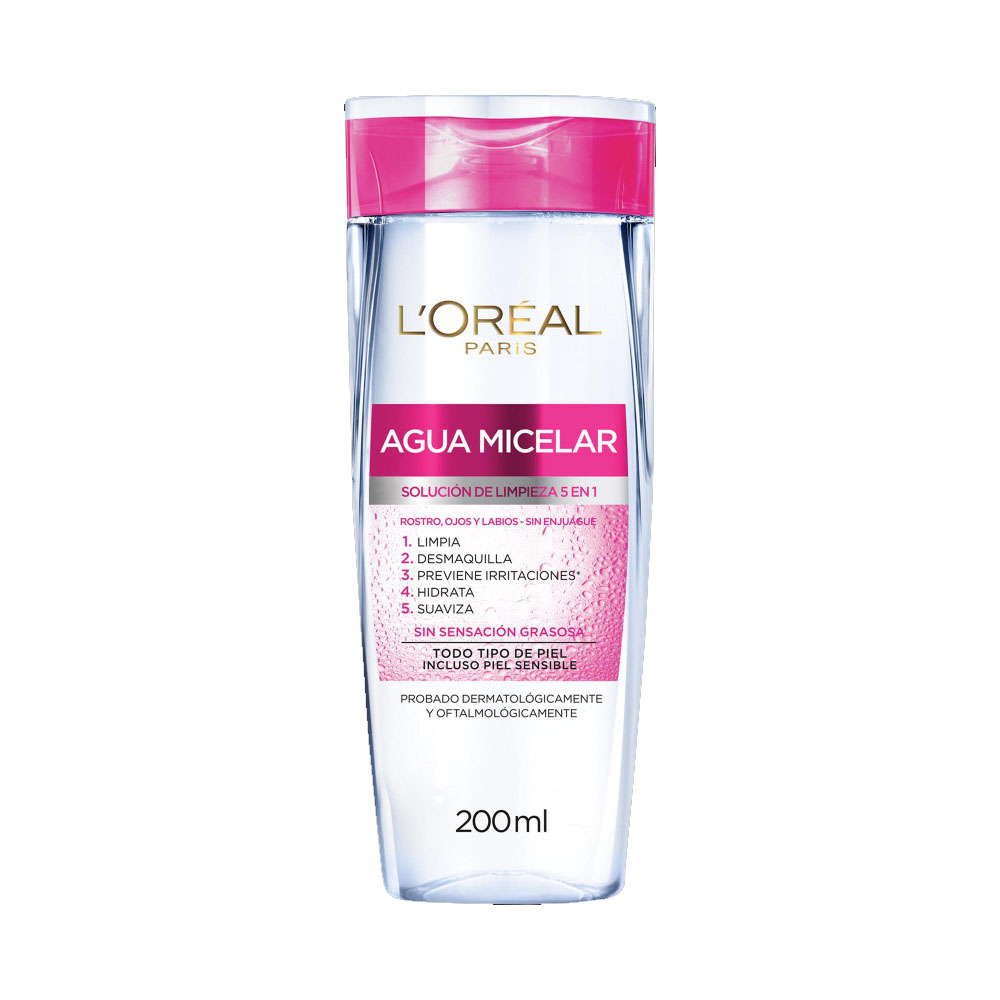 Água Micelar L'oréal Paris 5 em 1 200ML