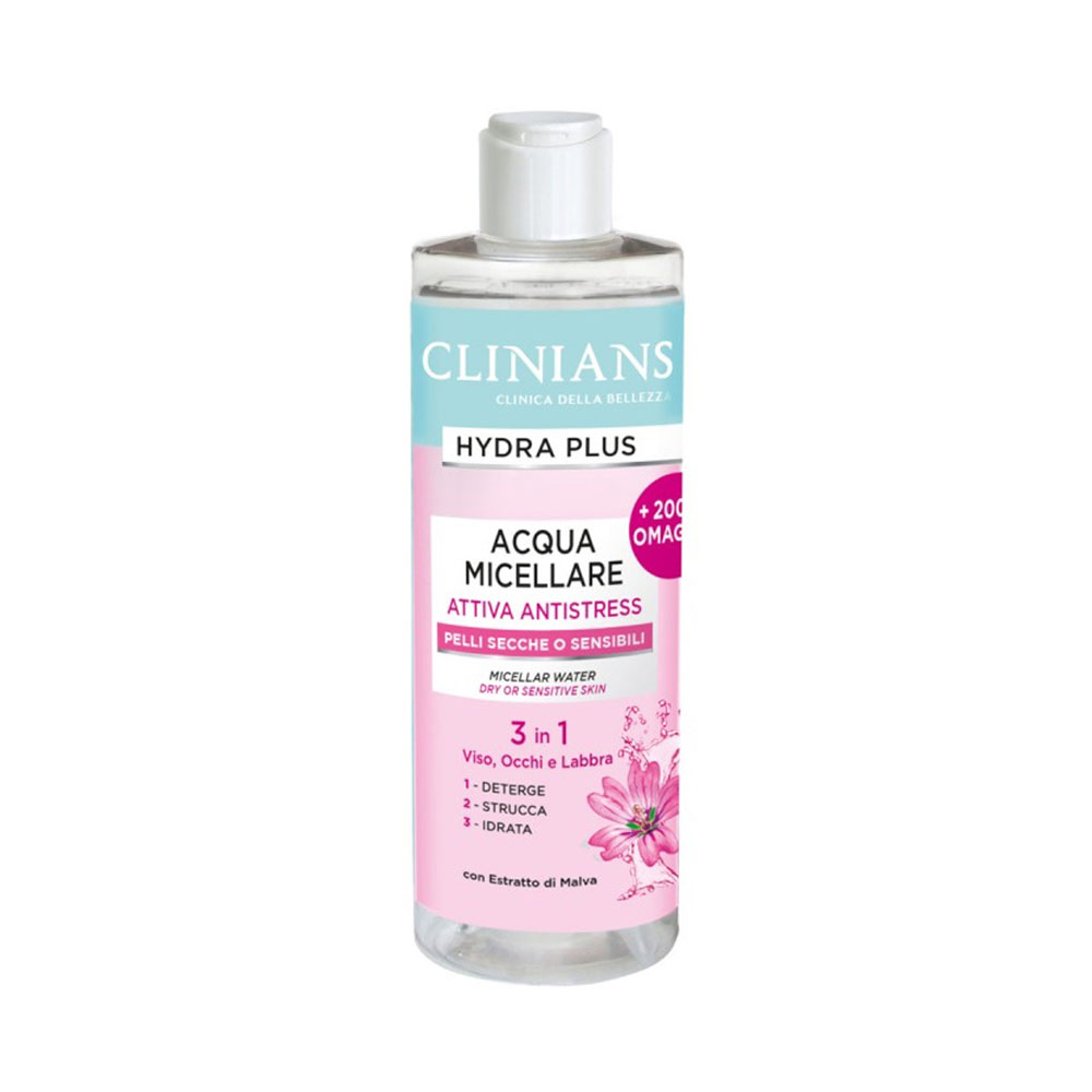 Desmaquillante Clinians Hydra Plus Acqua Micellare 400ML