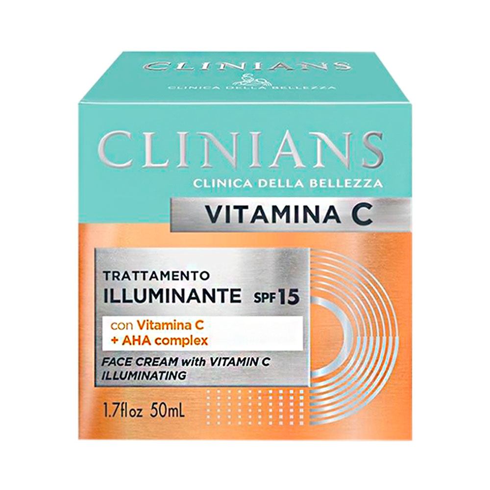 Crema Facial Clinians Trattamento Illuminante Vitamina C 50ML