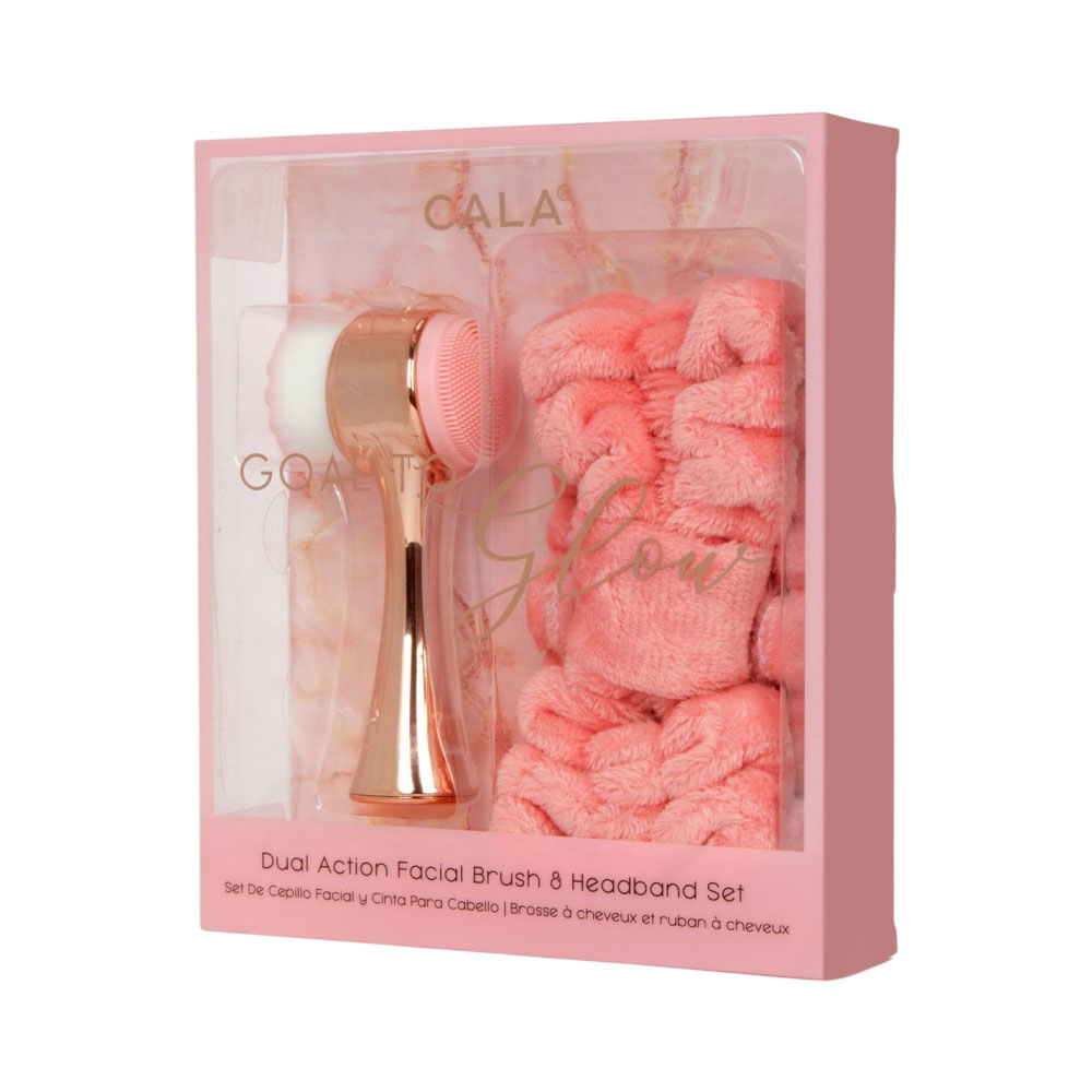 Set Cala Goal TO Glow Dual Action Rose Gold 2 Peças