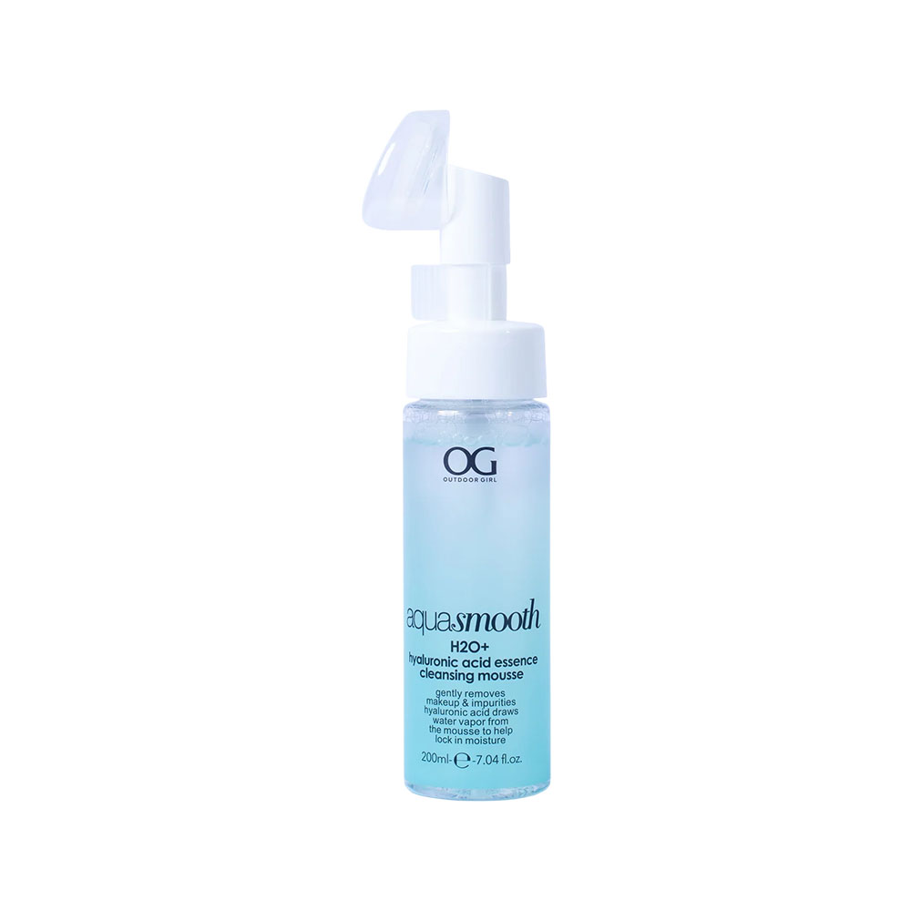Limpador Facial Outdoor Girl Aqua Smooth H2O+ Hyaluronic Acid Essence Mousse 200ML