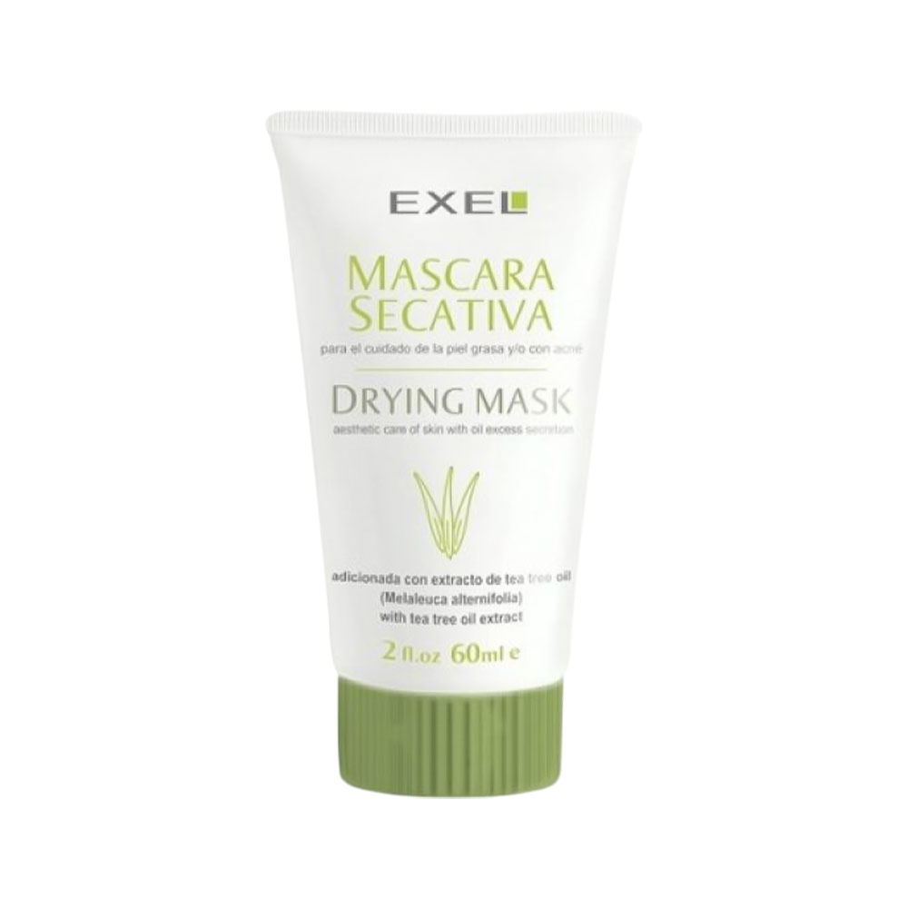 máscara Facial Exel Drying Pele Oleosa E/ou com Tendência À Acne 60ML