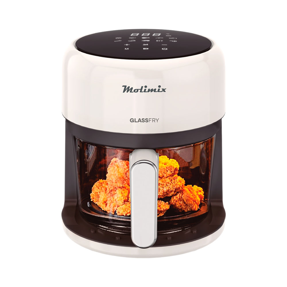 Fritadeira AIR Fryer Molimix Glassfry MAF-37-VD 3.7L 1200W 220V