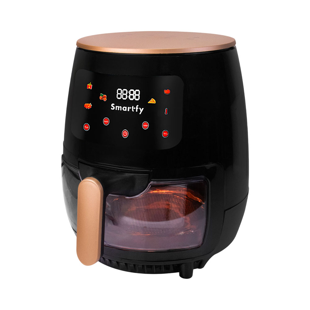 Fritadeira AIR Fryer Smartfy AF01B 900W 3.6L 110V Preto - Dourado