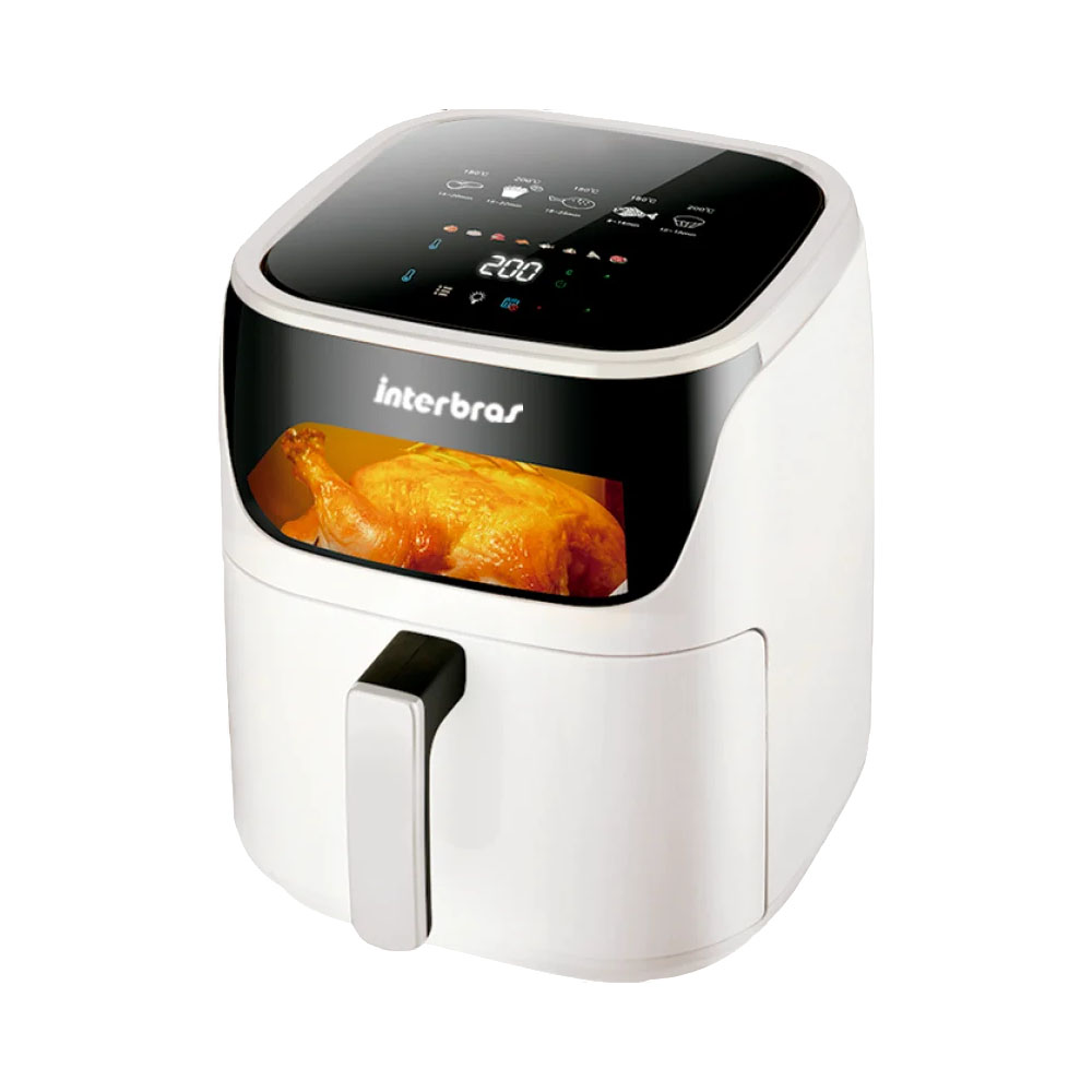 Fritadeira AIR Fryer Interbras S20BRB 1500W 7L 110V Branco