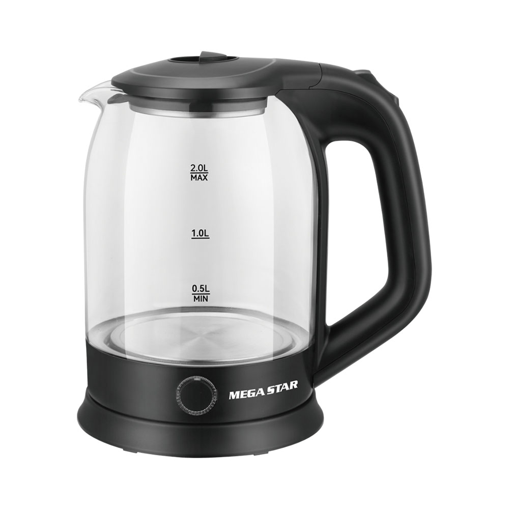 Chaleira Elétrica Mega Star TM9806 2L 1500W 220V Preto