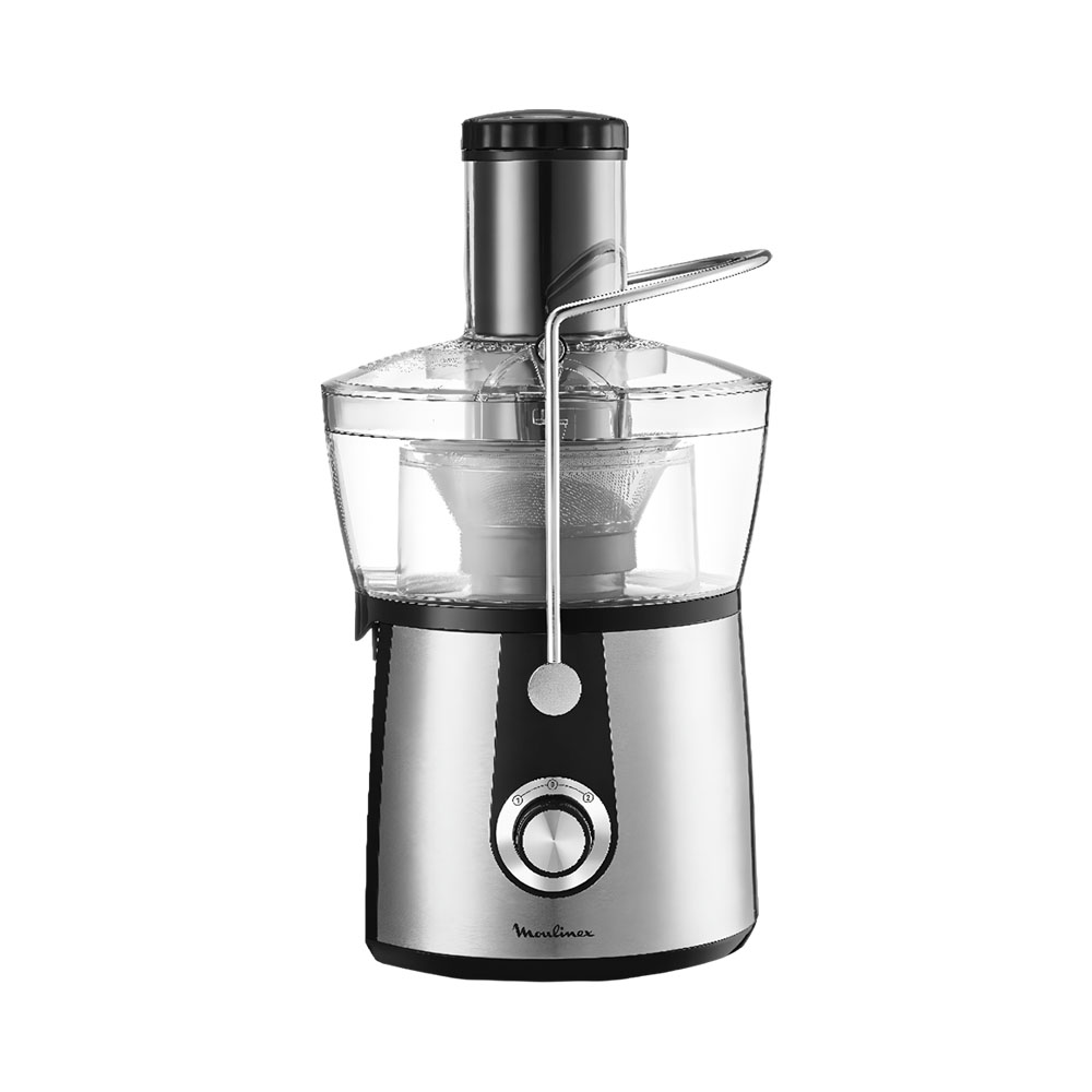 Extrator de Suco Moulinex JU550D10 800W 220V Prata - Preto