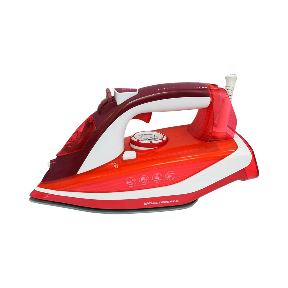 Ferro a Vapor Electrobras EBPV-25 2200W 220V Vermelho - Branco