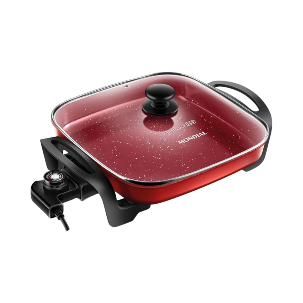 Frigideira Elétrica Mondial Multicook Premium PE-49-RC 4L 220V Vermelho