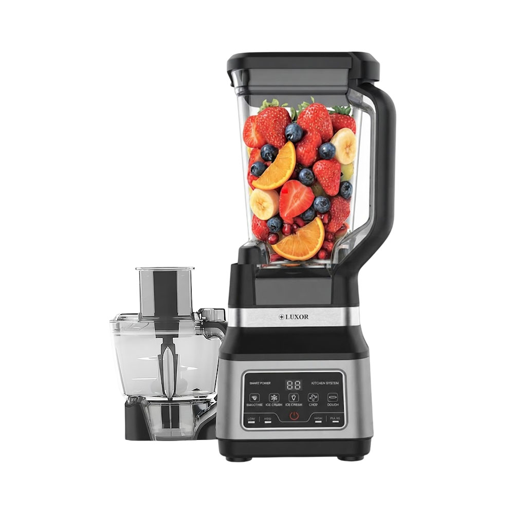 Liquidificador + Multiprocessador Luxor LX-0638 2L 1500W 220V Preto